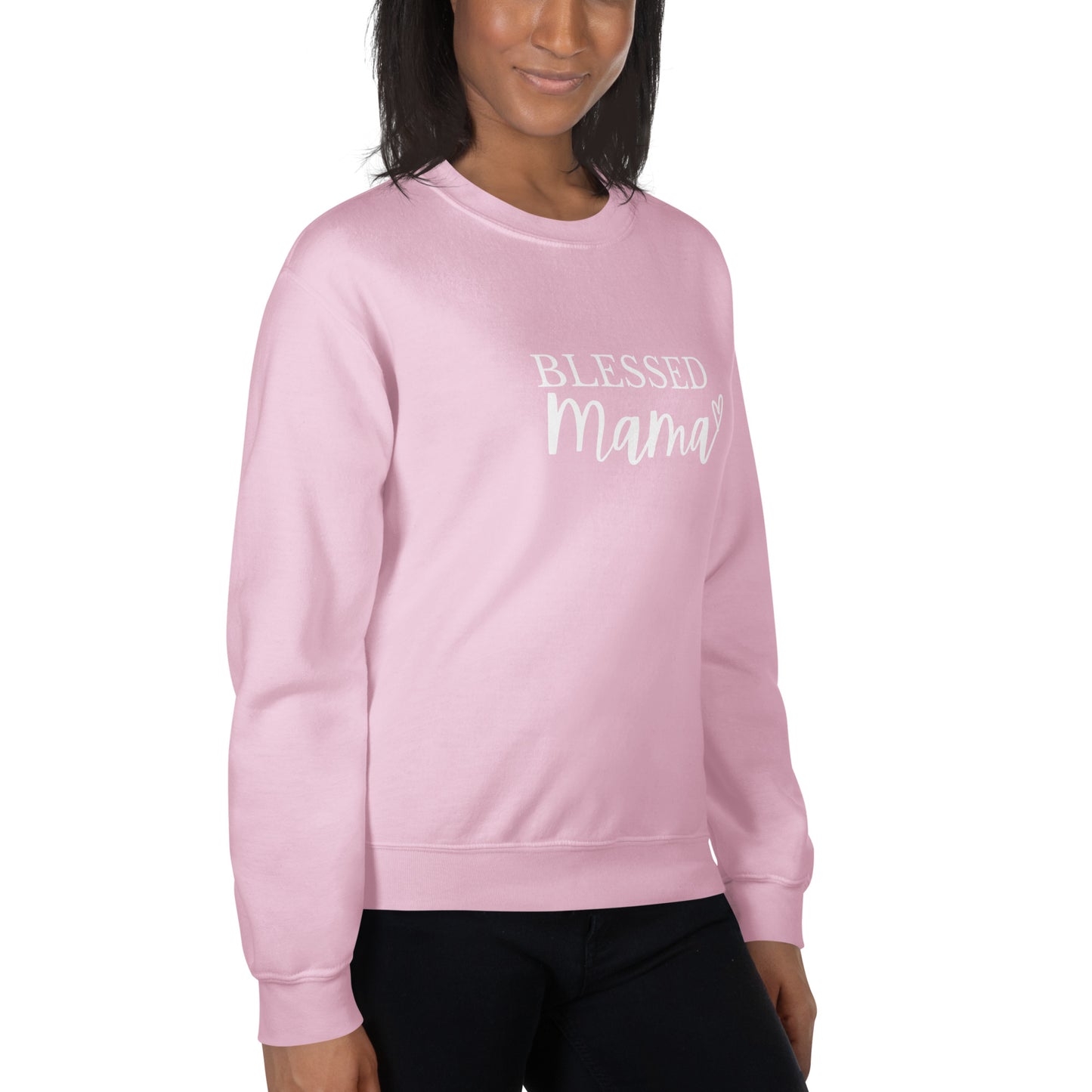 Blessed Mama 3.0 - WHT - Unisex Sweatshirt