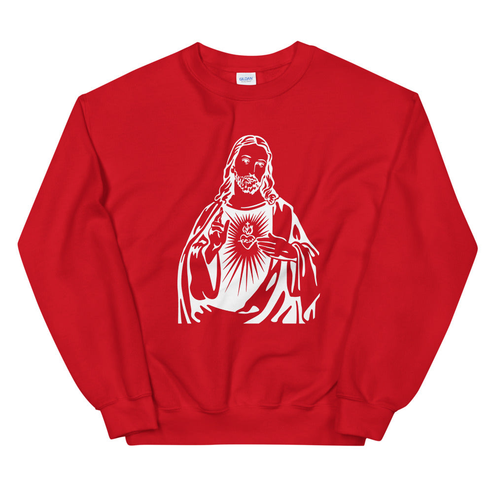 Sacred Heart - WHT - Unisex Sweatshirt