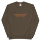 Perhaps You Were Born - Esther 4:14 - Unisex french terry sweatshirt