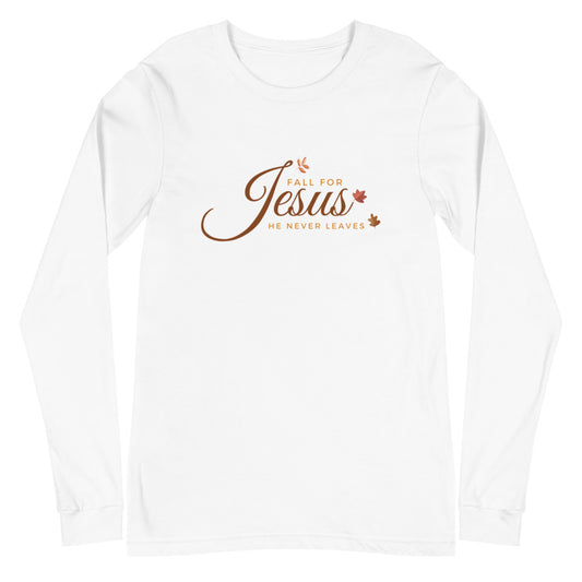 Fall for Jesus 2 - Unisex Long Sleeve Tee