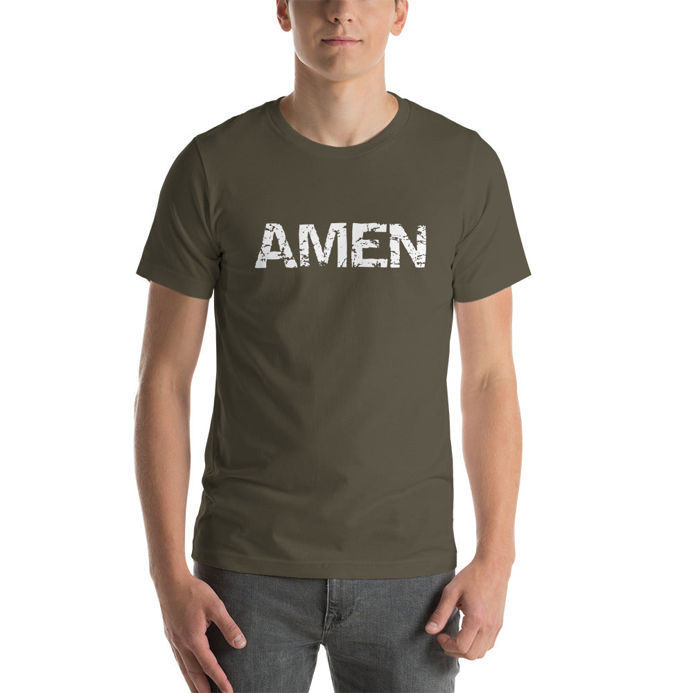 AMEN NEW Short Sleeve Unisex T Shirt Colors