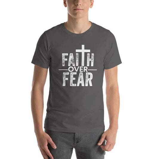 Faith over Fear - Colors - Short-Sleeve Unisex T-Shirt