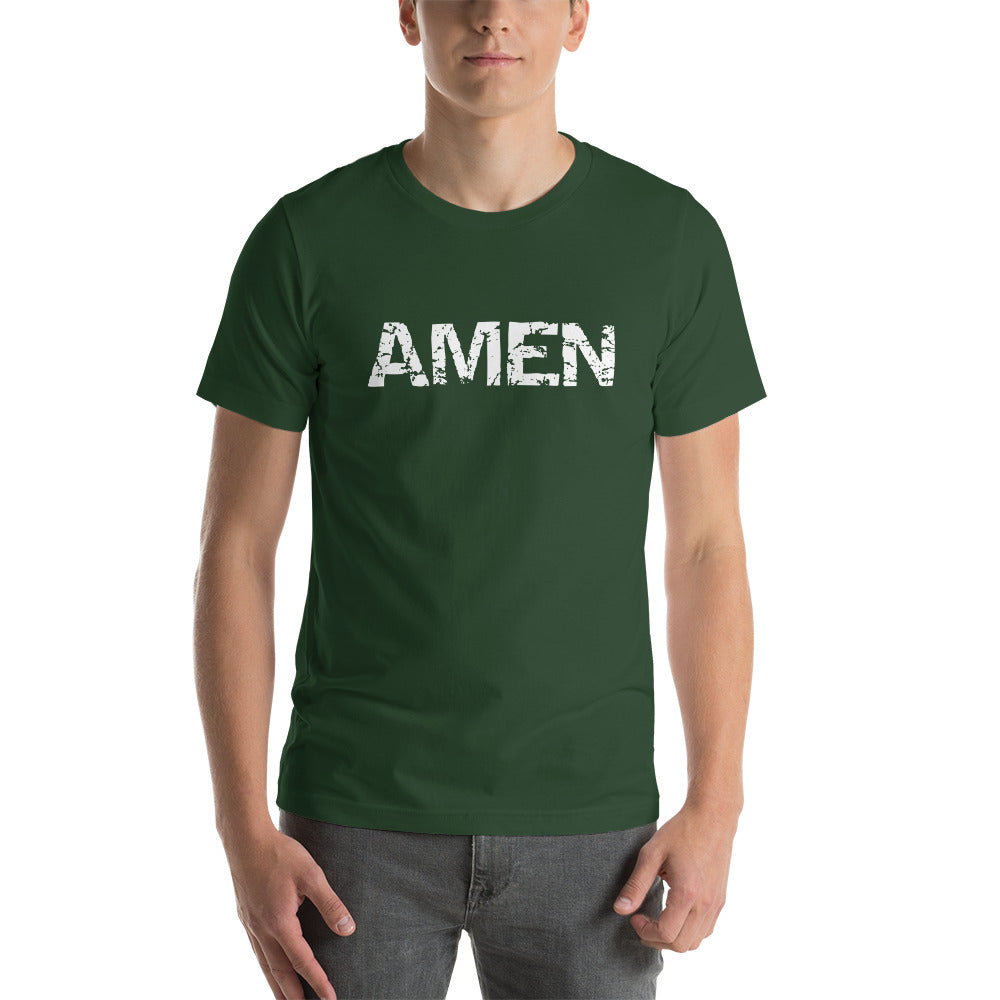 AMEN - NEW - Short-Sleeve Unisex T-Shirt Colors