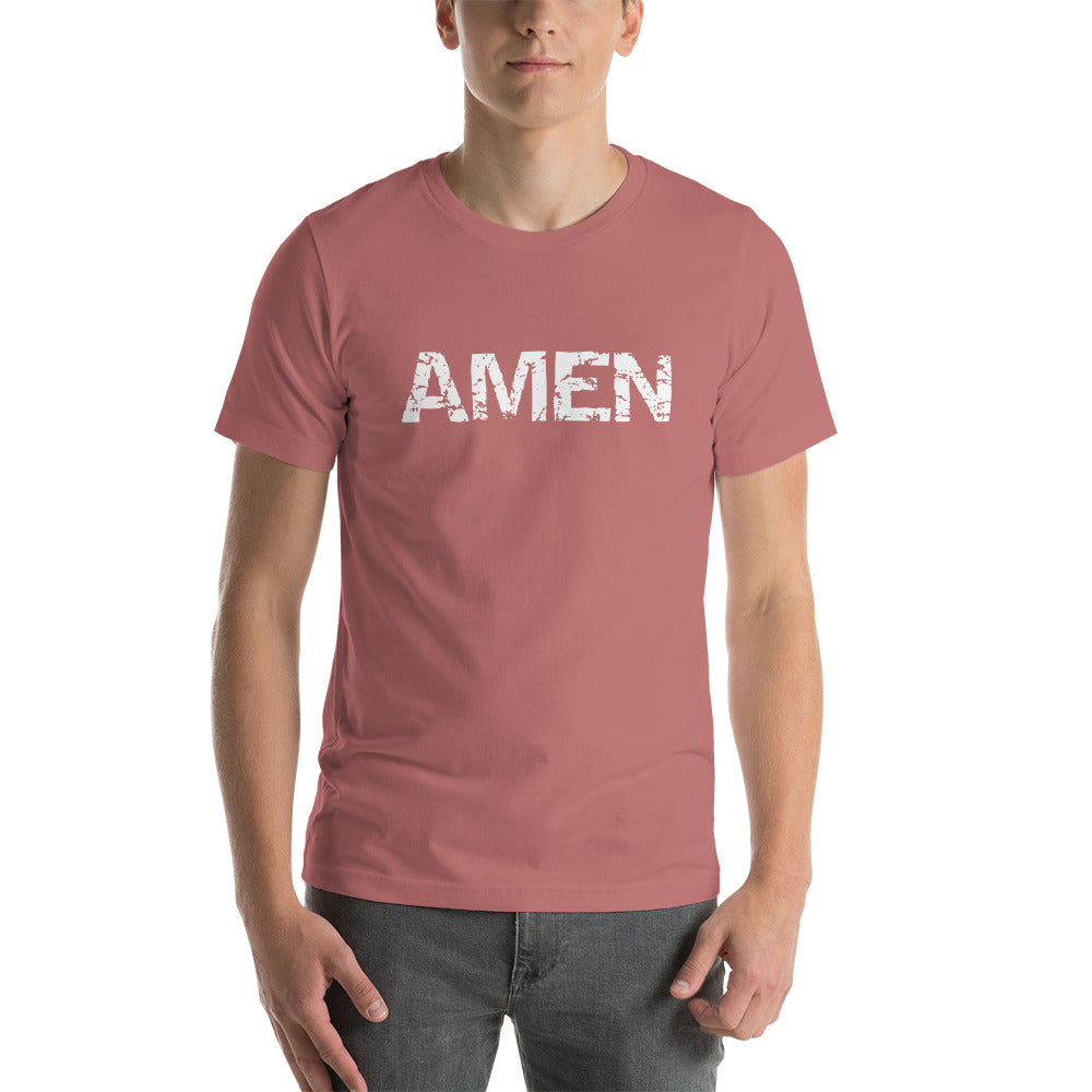 AMEN - NEW - Short-Sleeve Unisex T-Shirt Colors