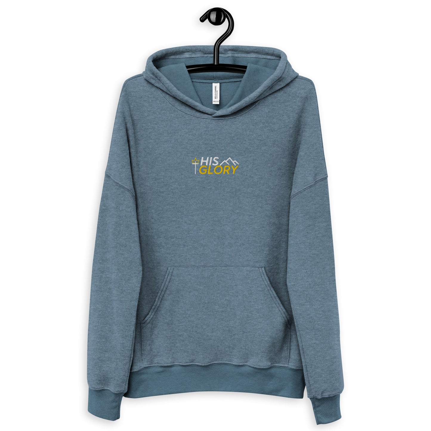 His Glory  3.0 - NEW - Unisex sueded fleece hoodie center