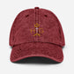 His Glory - Official Logo - Vintage Cotton Twill Cap