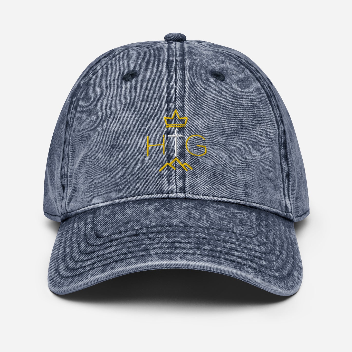 His Glory - Official Logo - Vintage Cotton Twill Cap