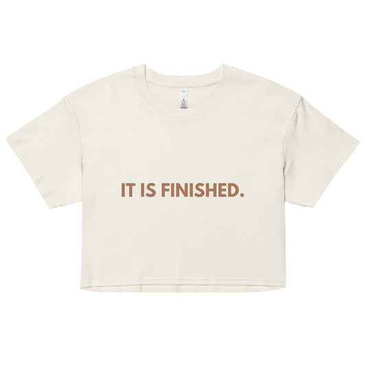 It is Finished - 3 Nails - Women’s crop top