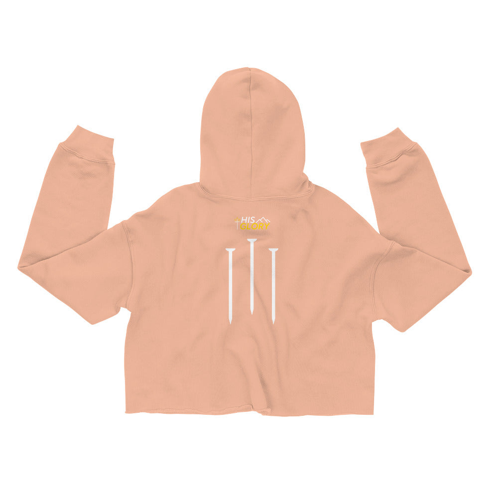It is Finished - 3 Nails - Crop Hoodie