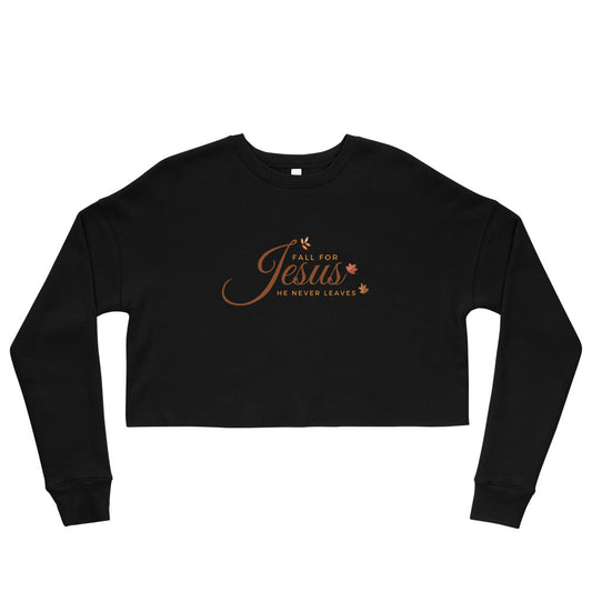 Fall for Jesus 2 - Crop Sweatshirt