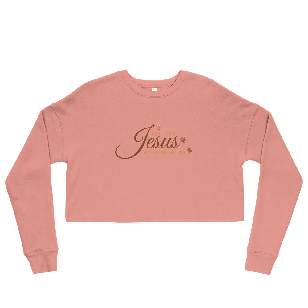 Fall for Jesus 2 - Crop Sweatshirt