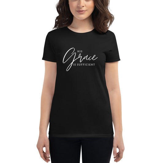 His Grace is Sufficient - Women's short sleeve t-shirt