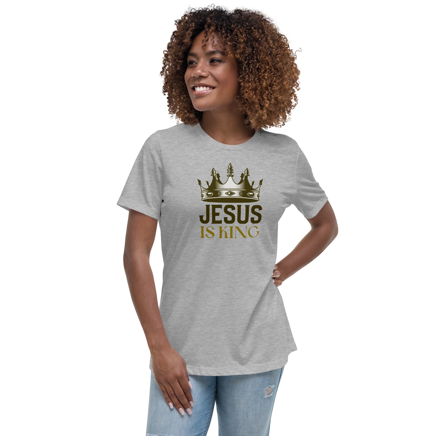 Jesus is KING 2.0 - NEW - Women's Relaxed T-Shirt