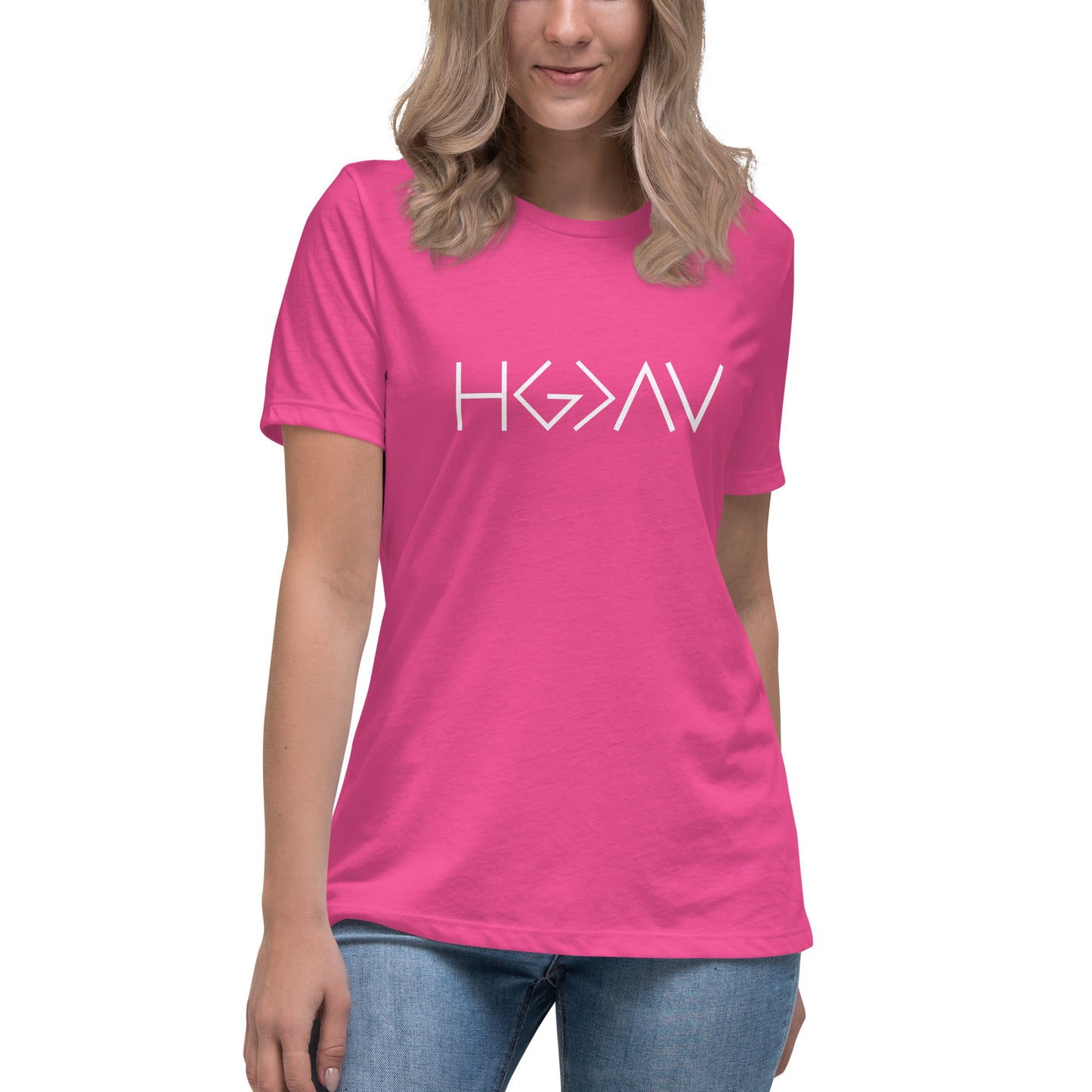 His Glory is Greater than the Highs and the Lows - Women's Relaxed T-Shirt