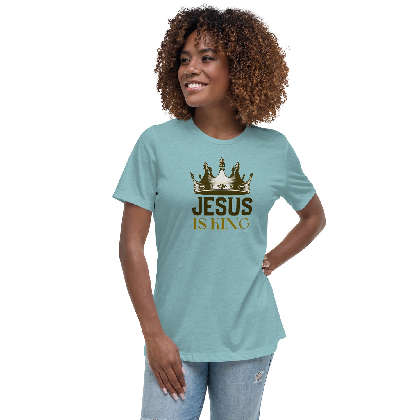 Jesus is KING 2.0 - NEW - Women's Relaxed T-Shirt