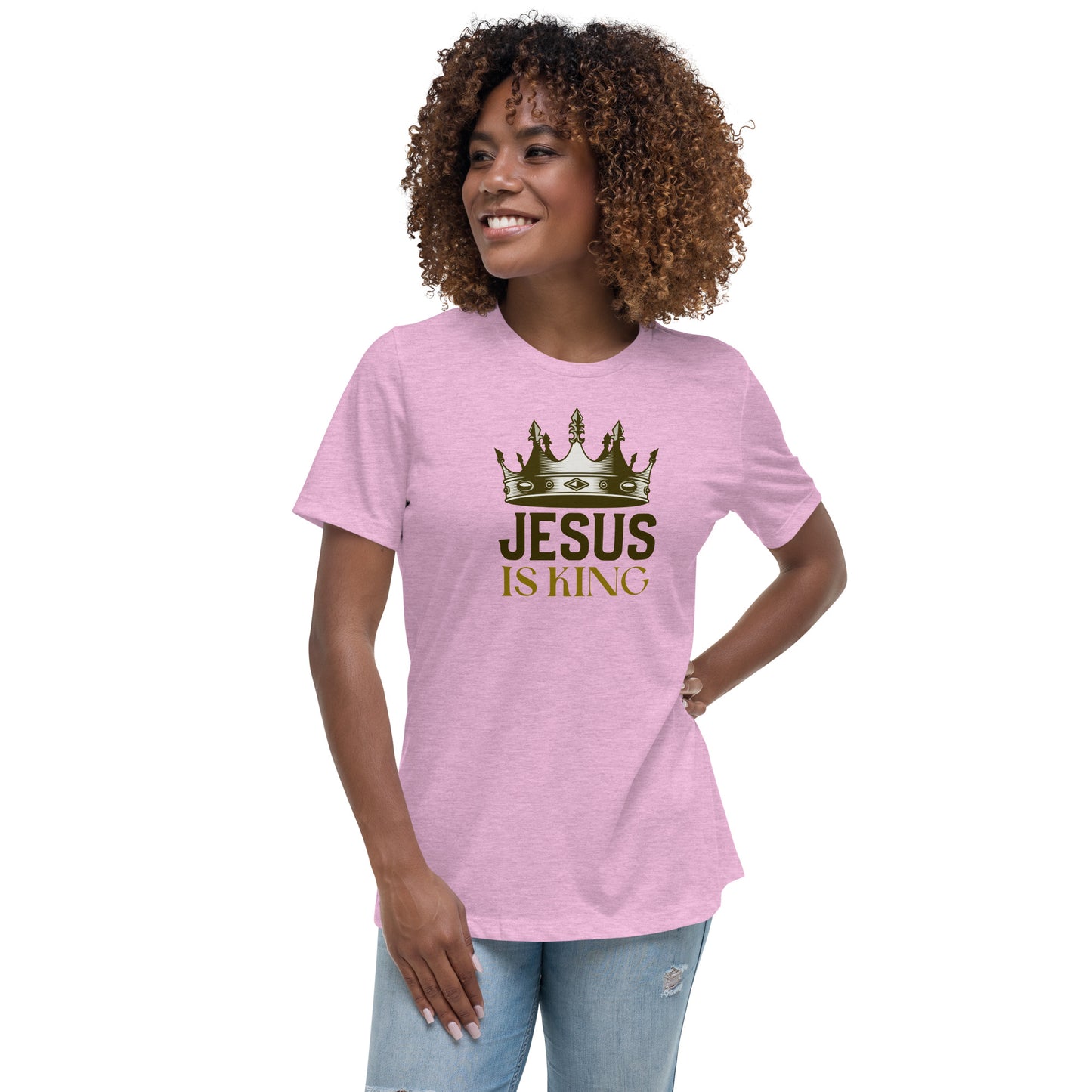 Jesus is KING 2.0 - NEW - Women's Relaxed T-Shirt