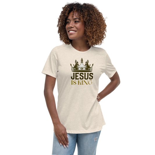 Jesus is KING 2.0 - NEW - Women's Relaxed T-Shirt