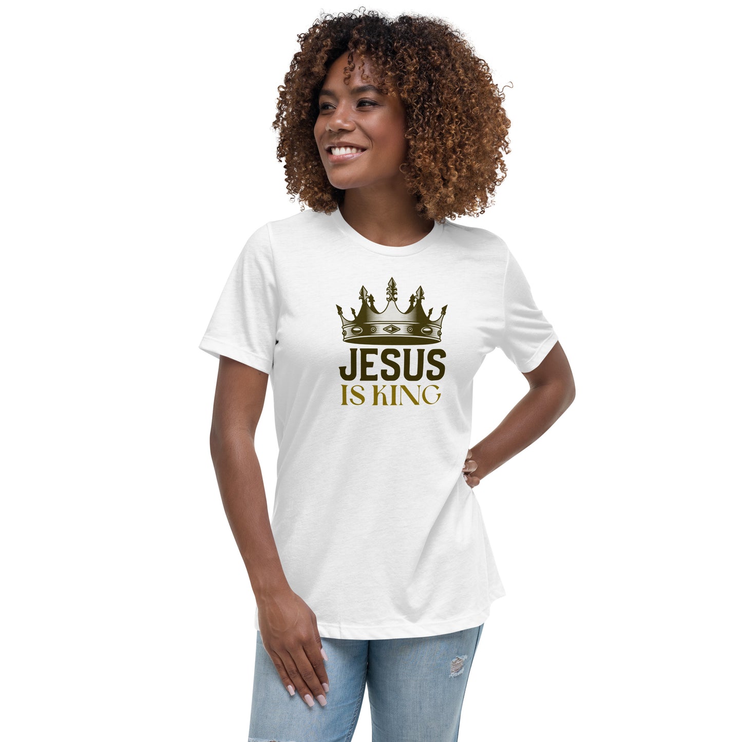 Jesus is KING 2.0 - NEW - Women's Relaxed T-Shirt