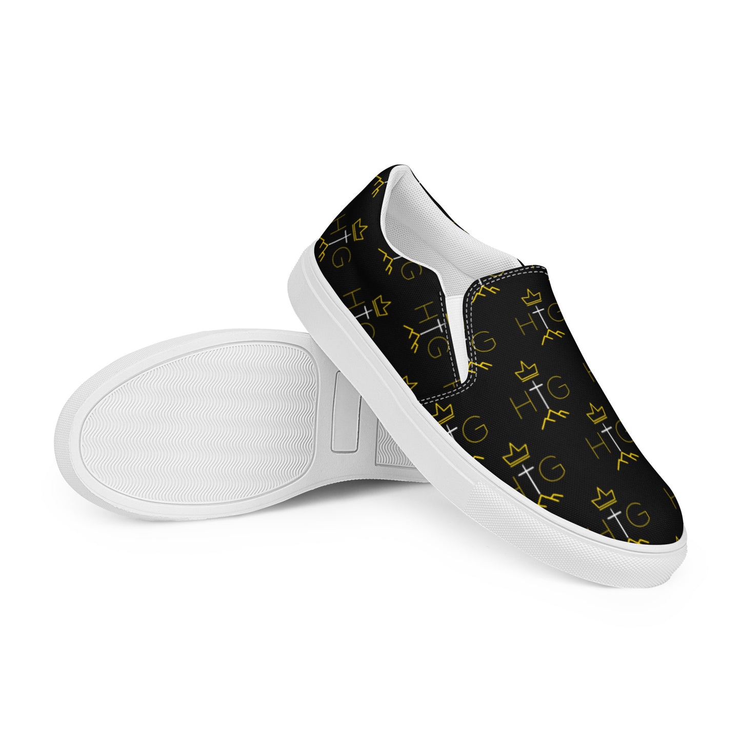 His Glory - Logo - Women’s slip-on canvas shoes