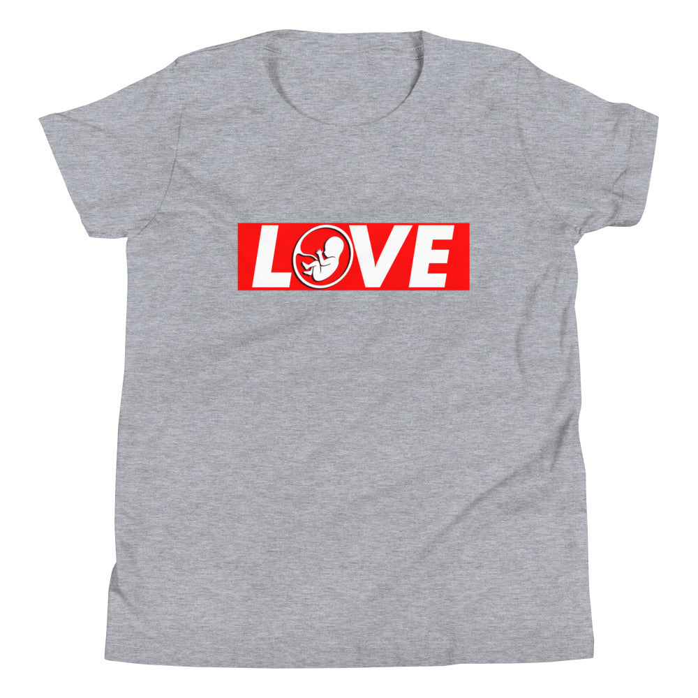 LOVE - the babies - Youth Short Sleeve T-Shirt