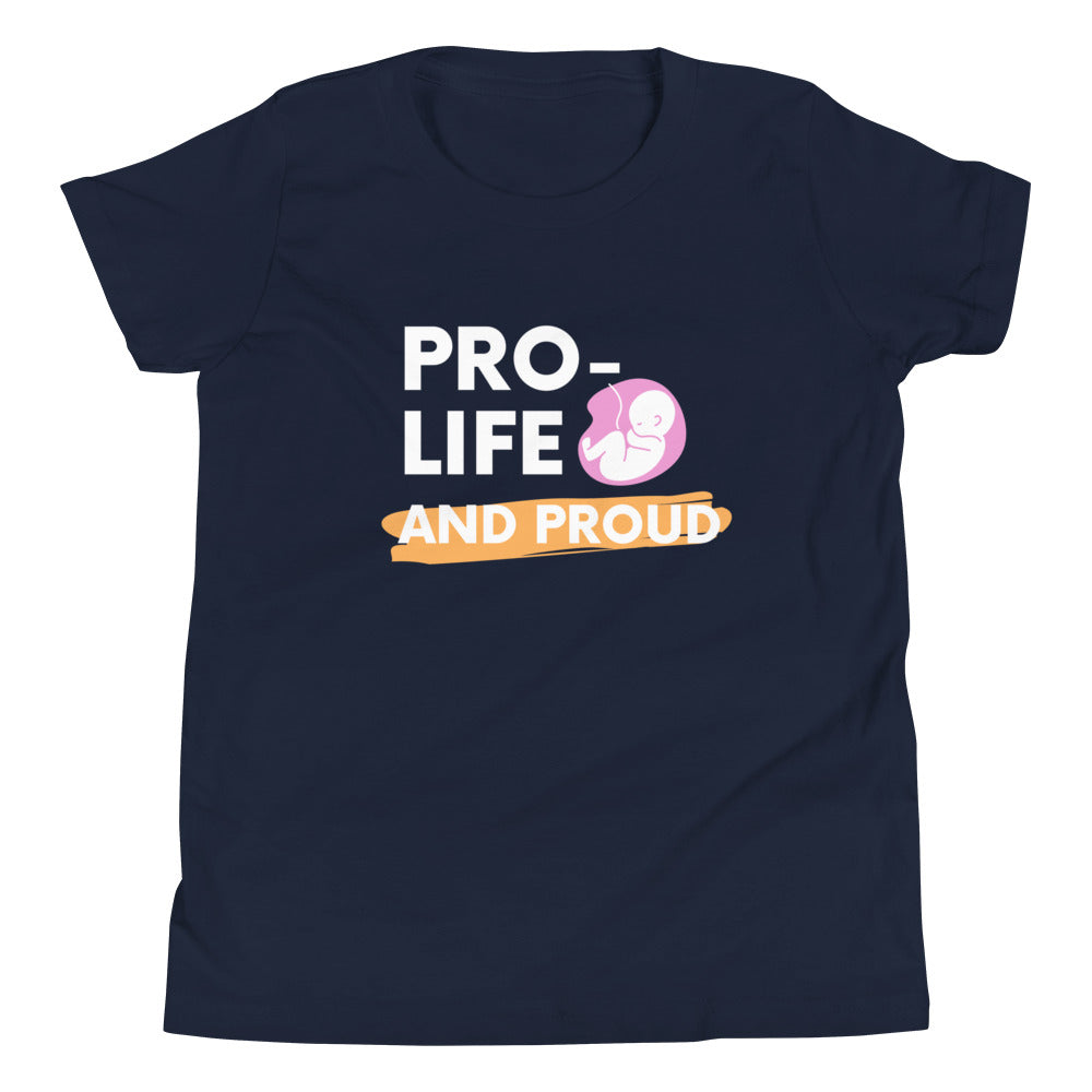 ProLife and Proud Fetus - Youth Short Sleeve T-Shirt