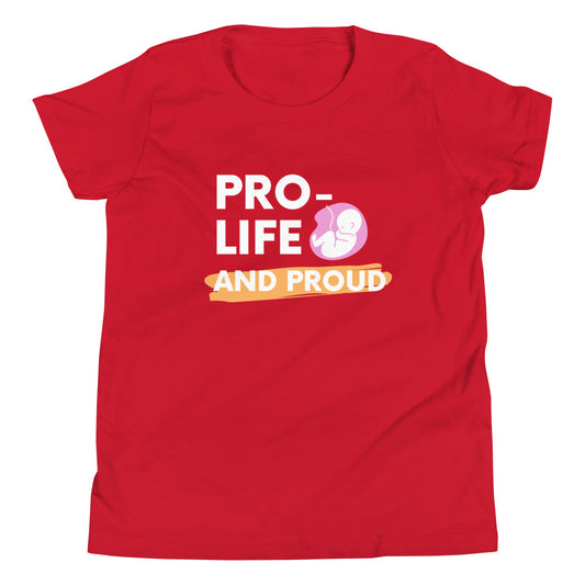 ProLife and Proud Fetus - Youth Short Sleeve T-Shirt